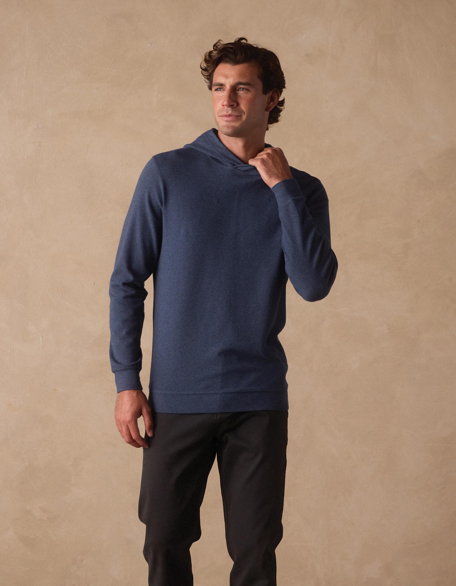 Puremeso Essential Hoodie in Indigo Blue