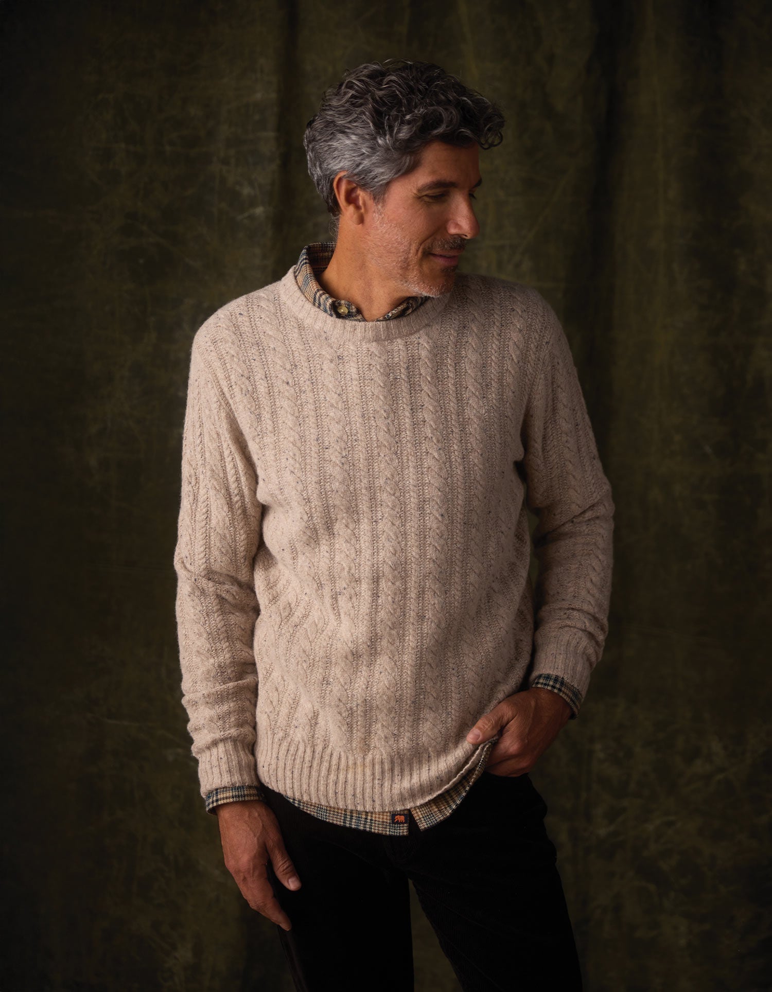 Kennedy Cable Crew in Stone