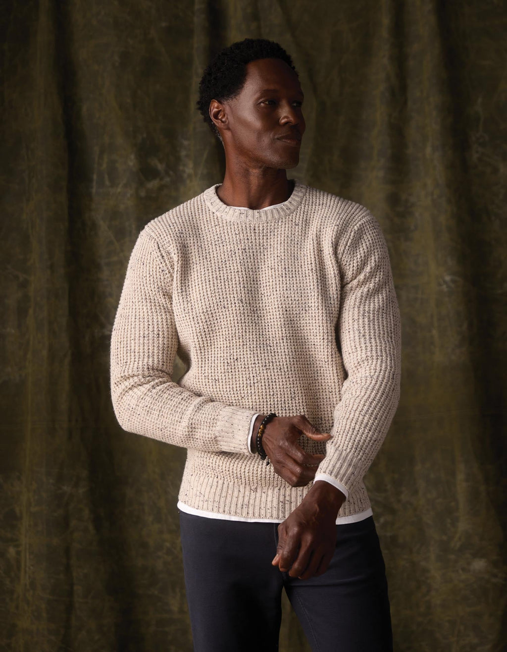 Seawool Nep Crew in Cream