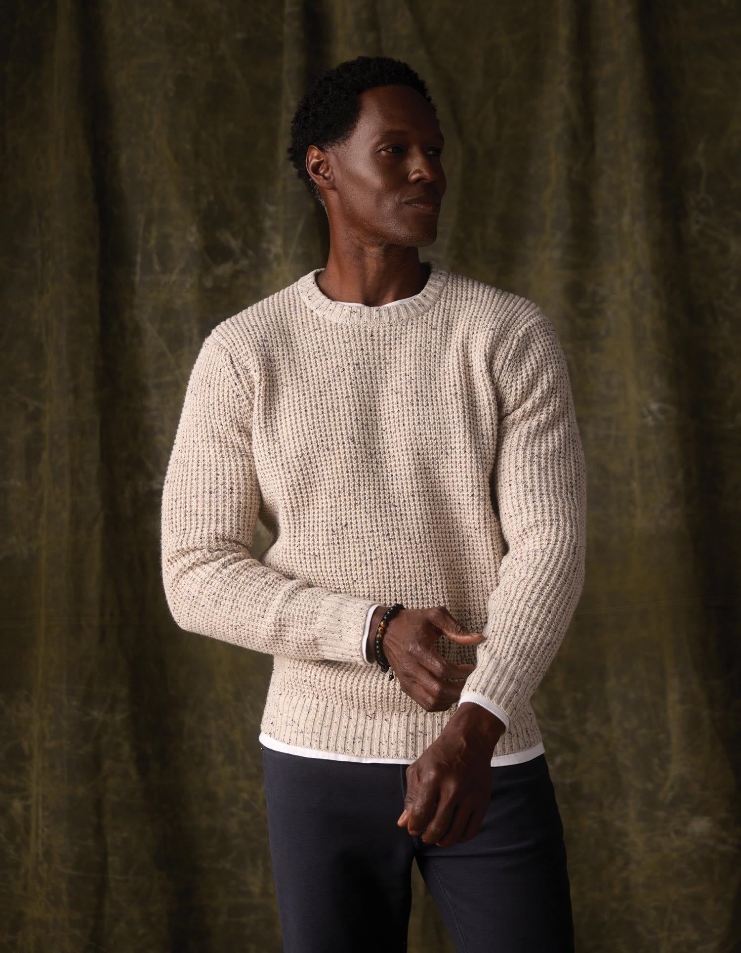 Seawool Nep Crew in Cream