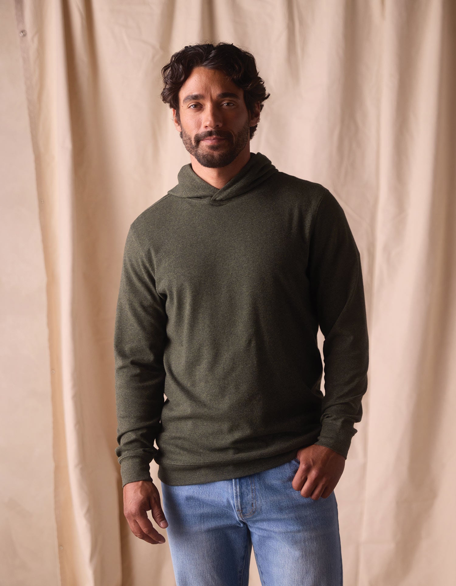 Puremeso Essential Hoodie in Olive