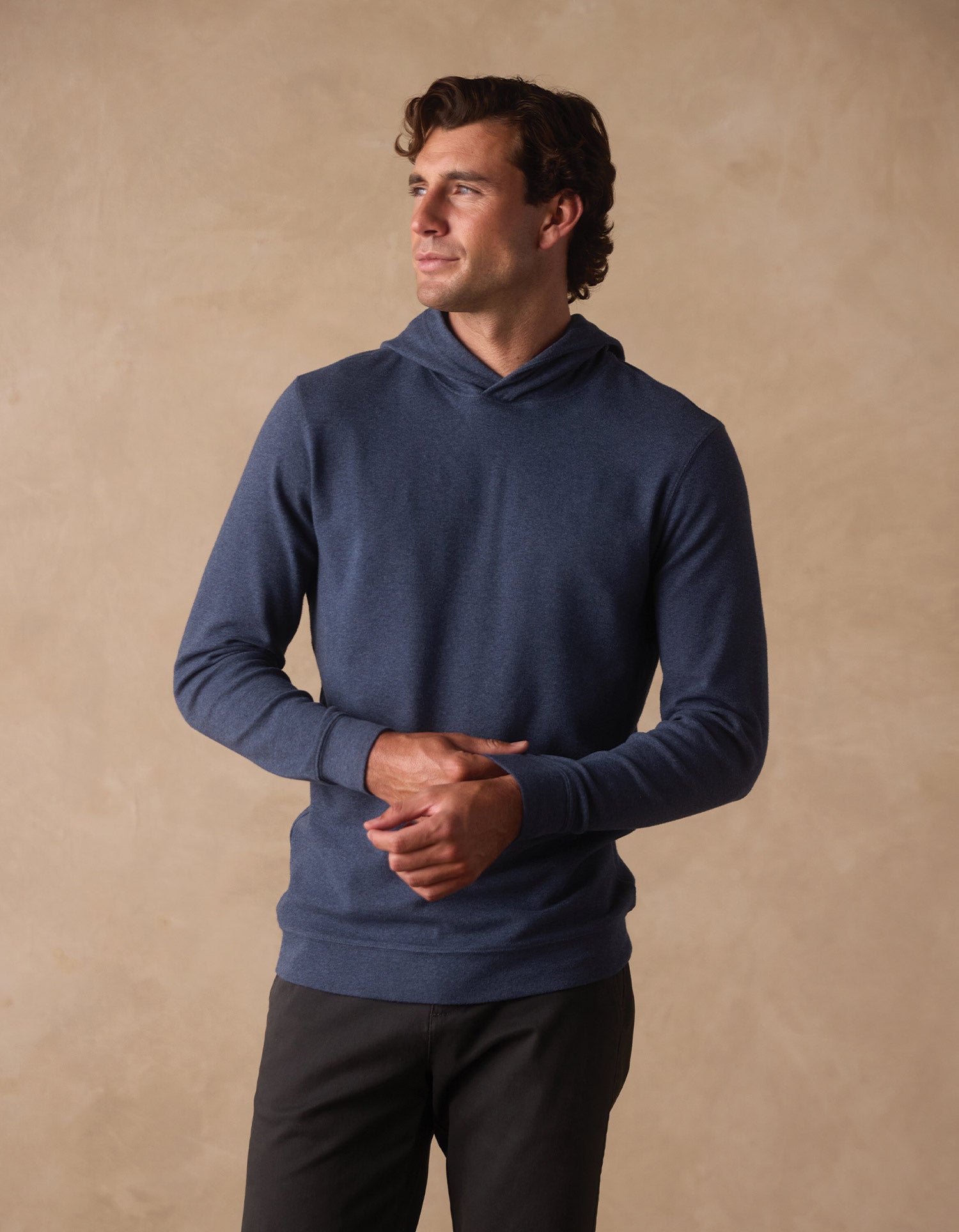 Puremeso Essential Hoodie in Indigo Blue