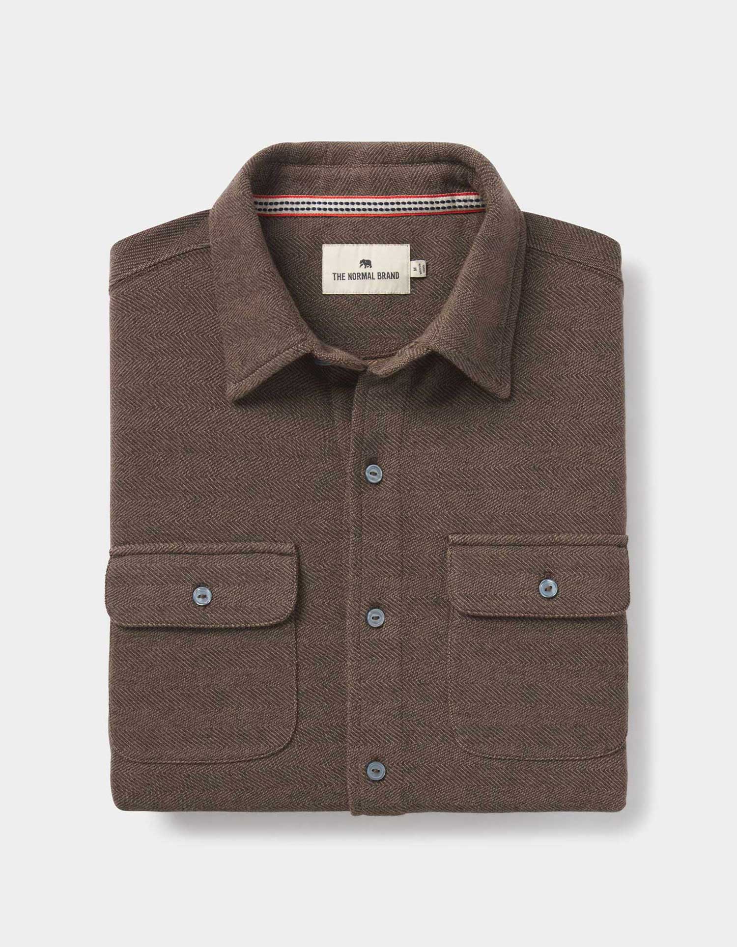 Textured Knit Shirt in Java