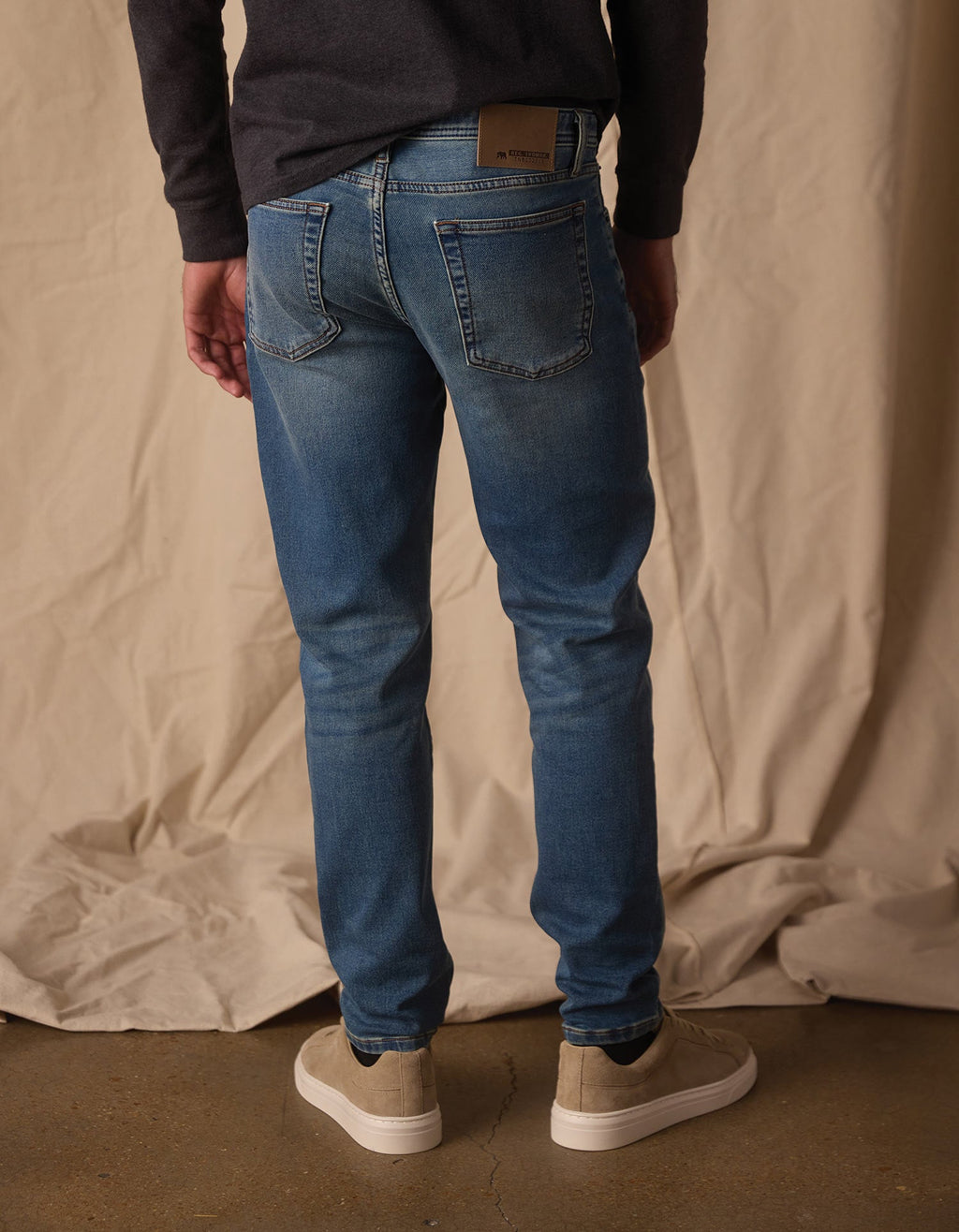 Comfort Terry Jean in Dark Wash