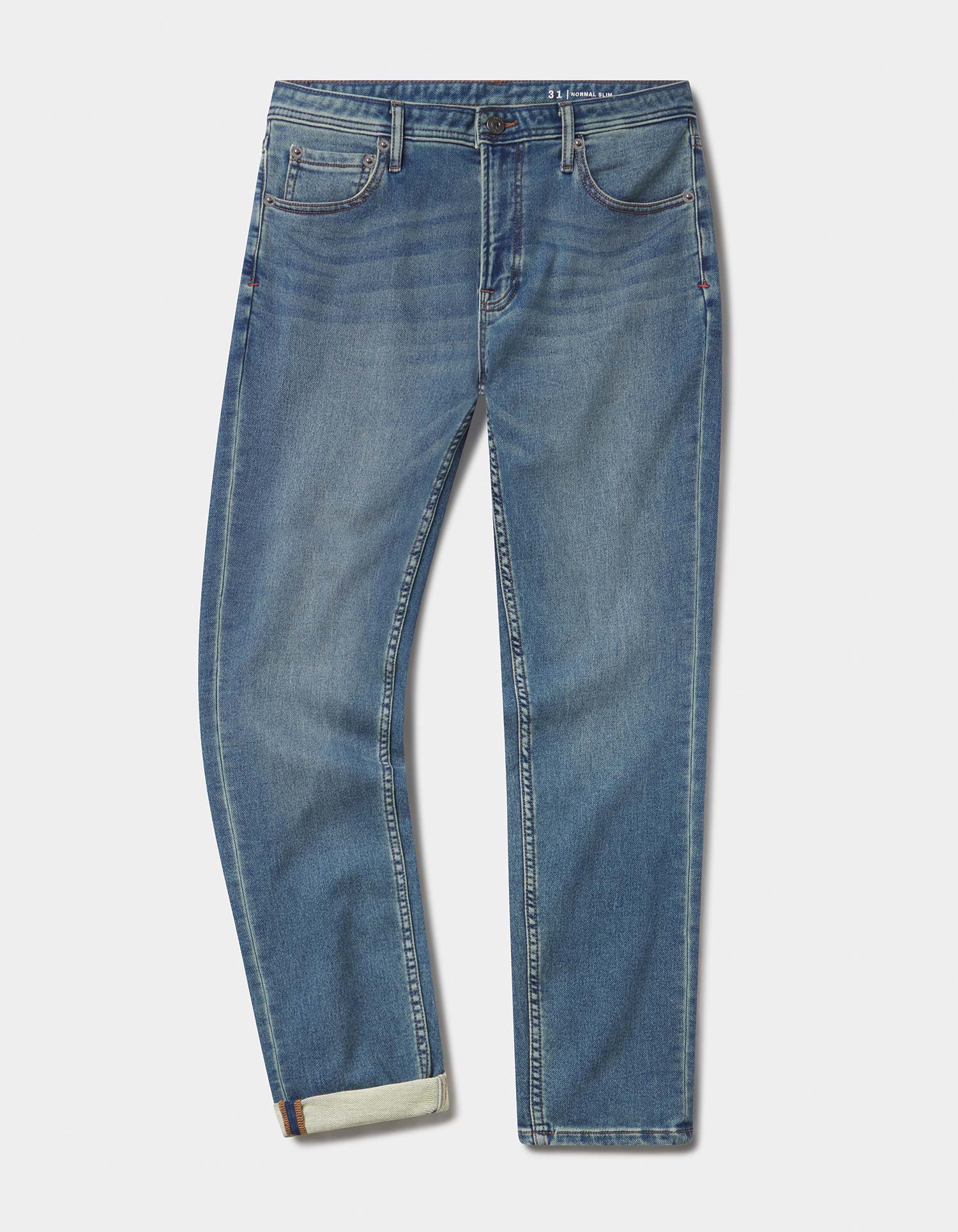 Comfort Terry Jean in Dark Wash