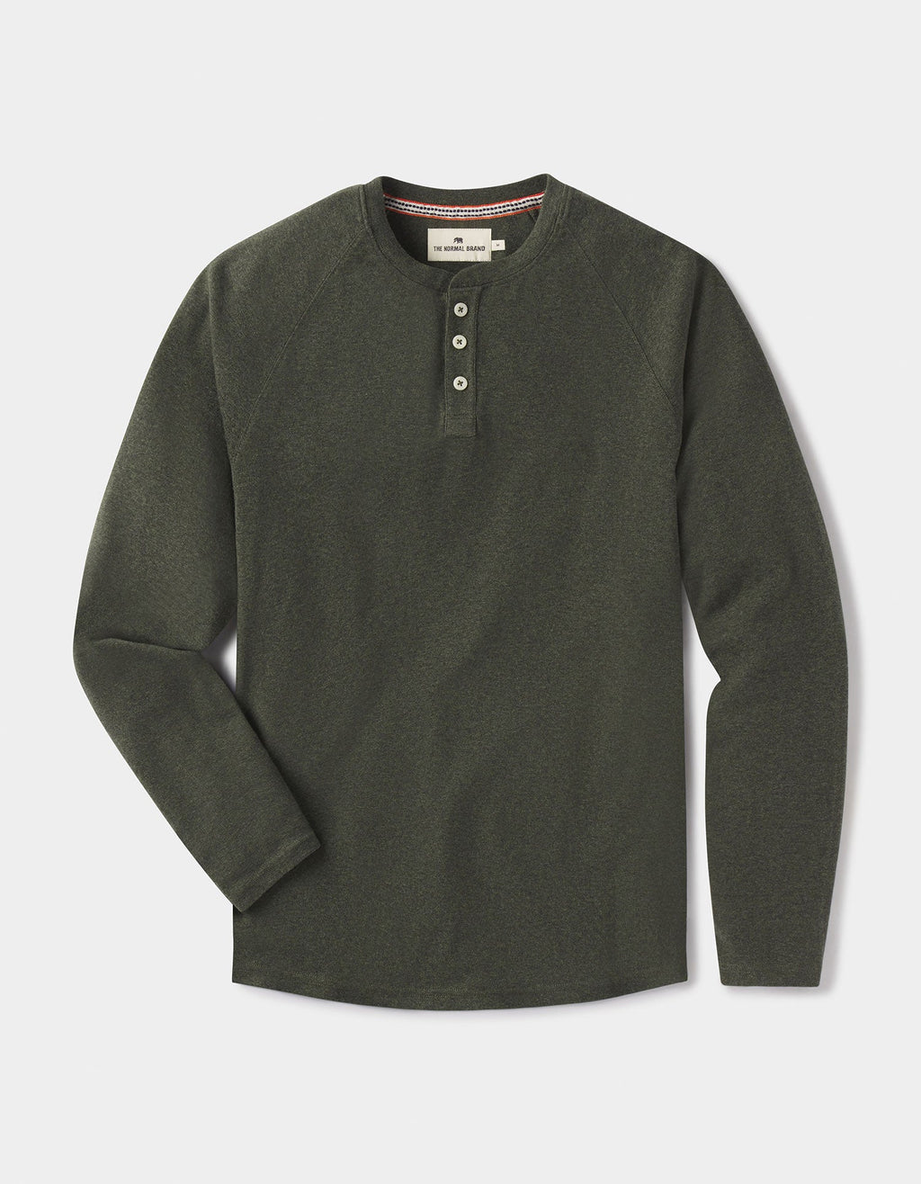 Puremeso Everyday Henley in Olive