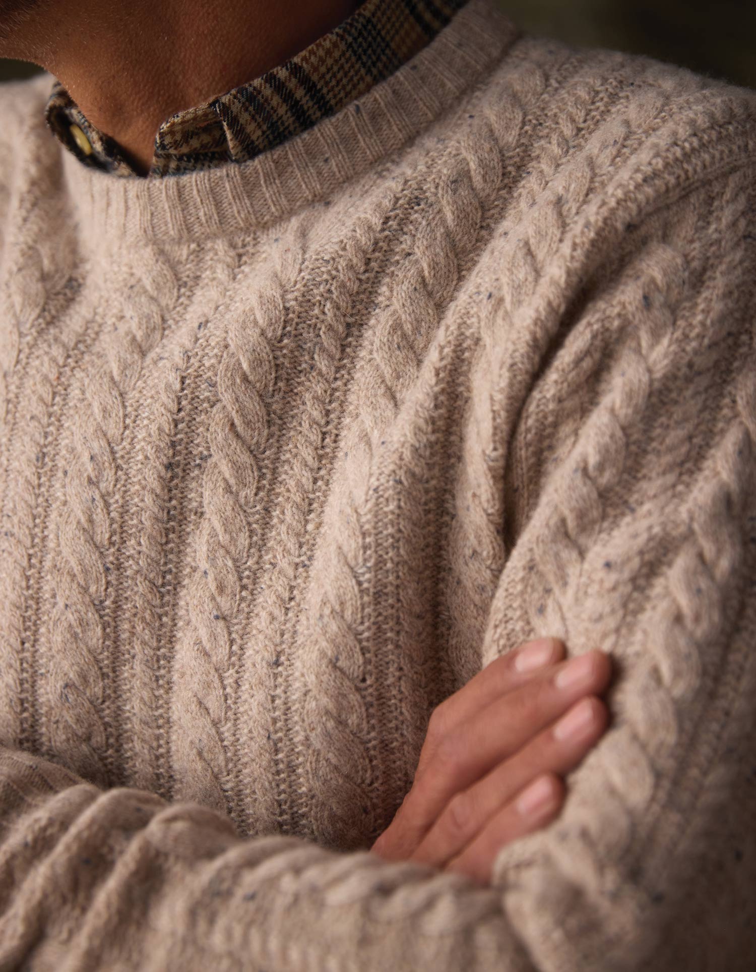 Kennedy Cable Crew in Stone