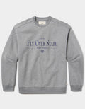 Normal Fleece Graphic Pullover in Heather Grey