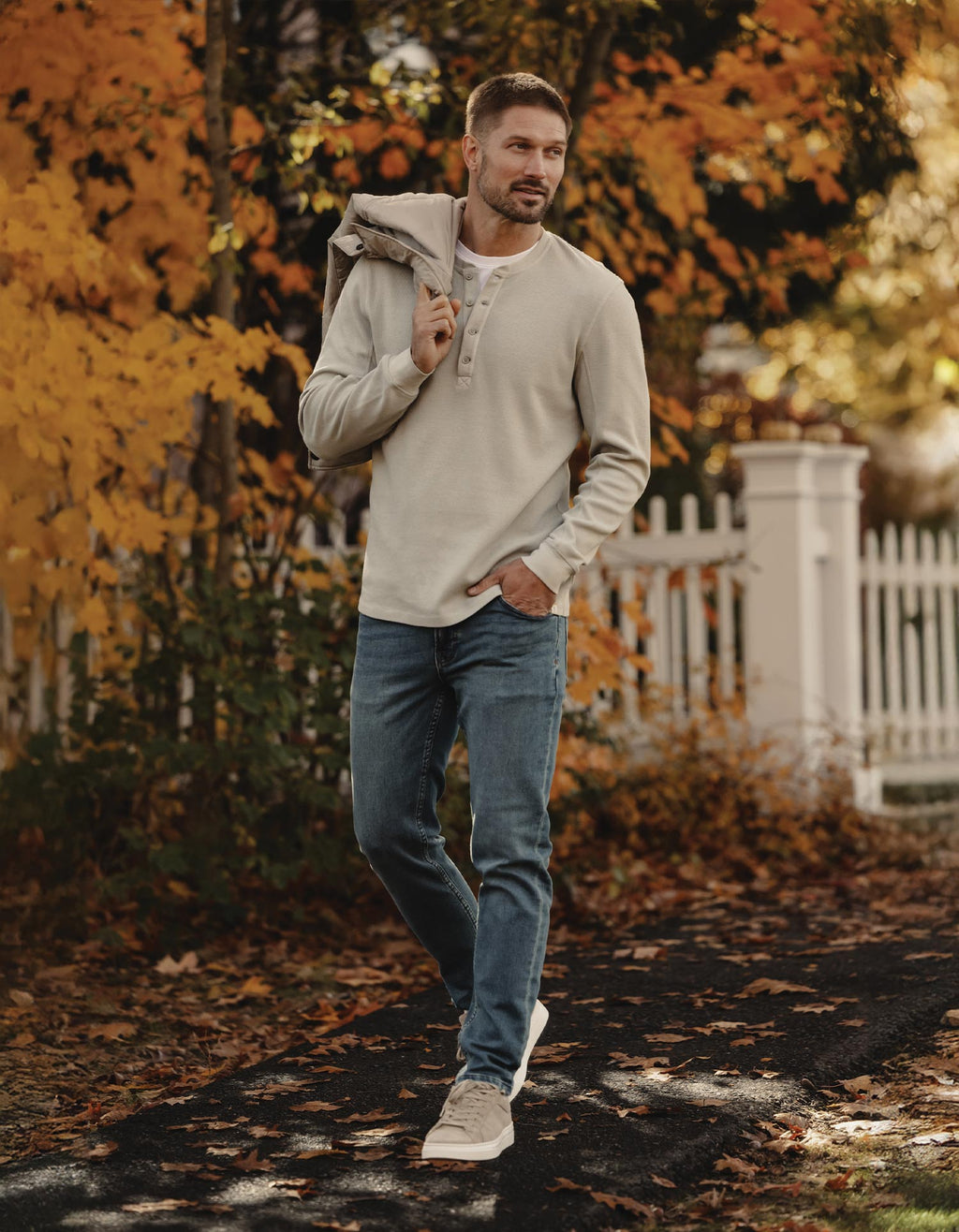 Comfort Terry Jean in Dark Wash