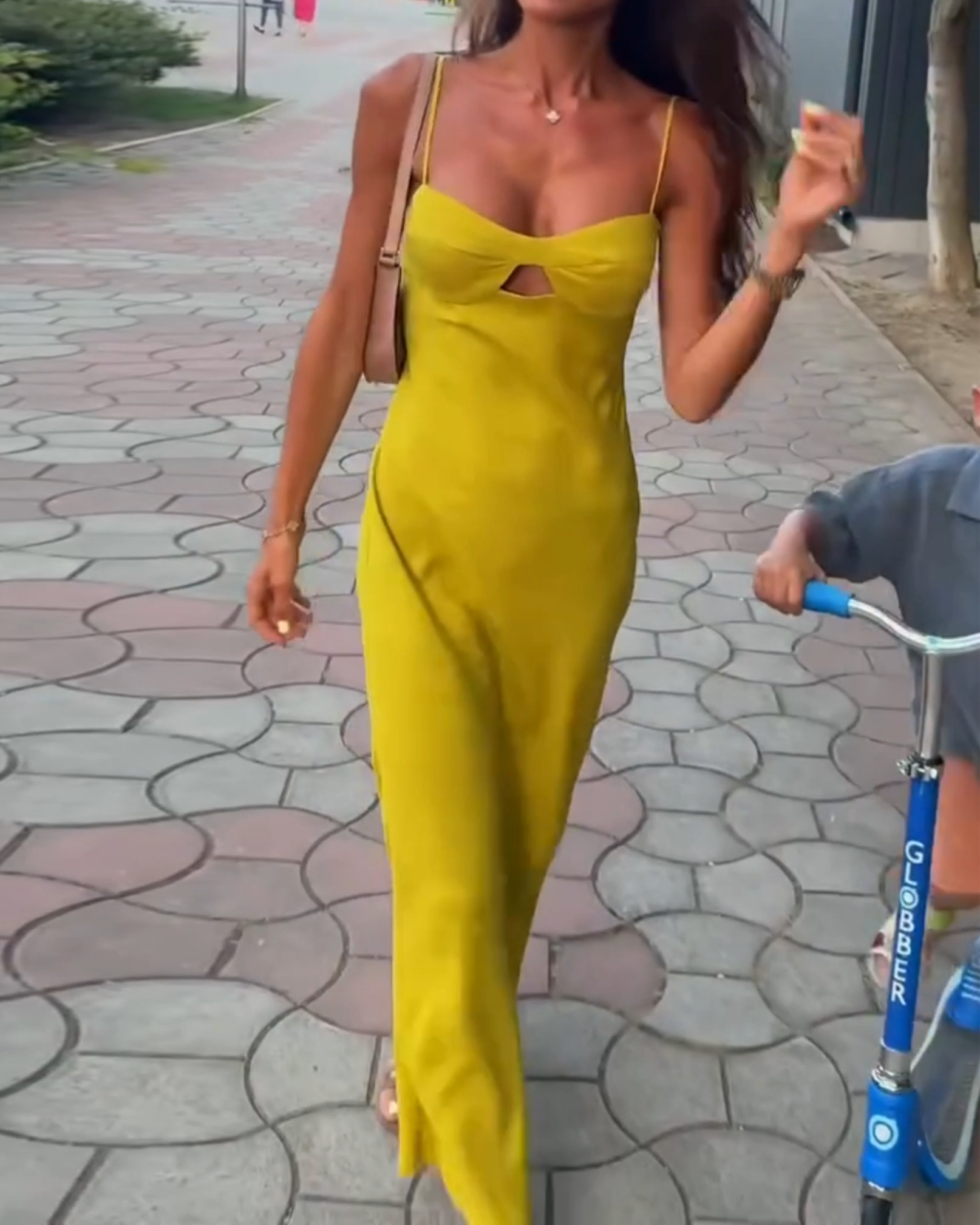 Strapless Hollow Pleated Dress